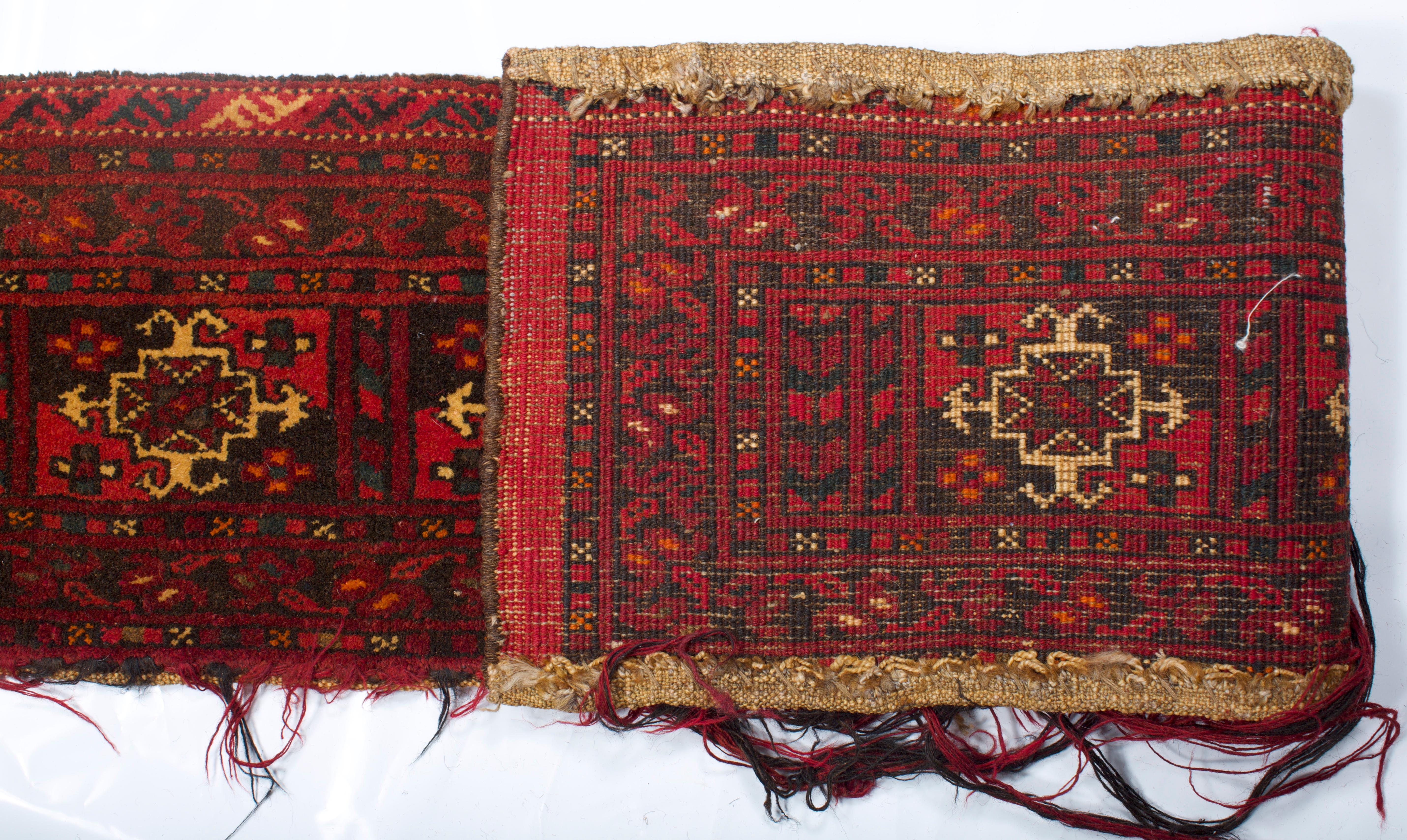 XIXe siècle Antique Saddlebag Yamoud 1'0 x 4'9 en vente