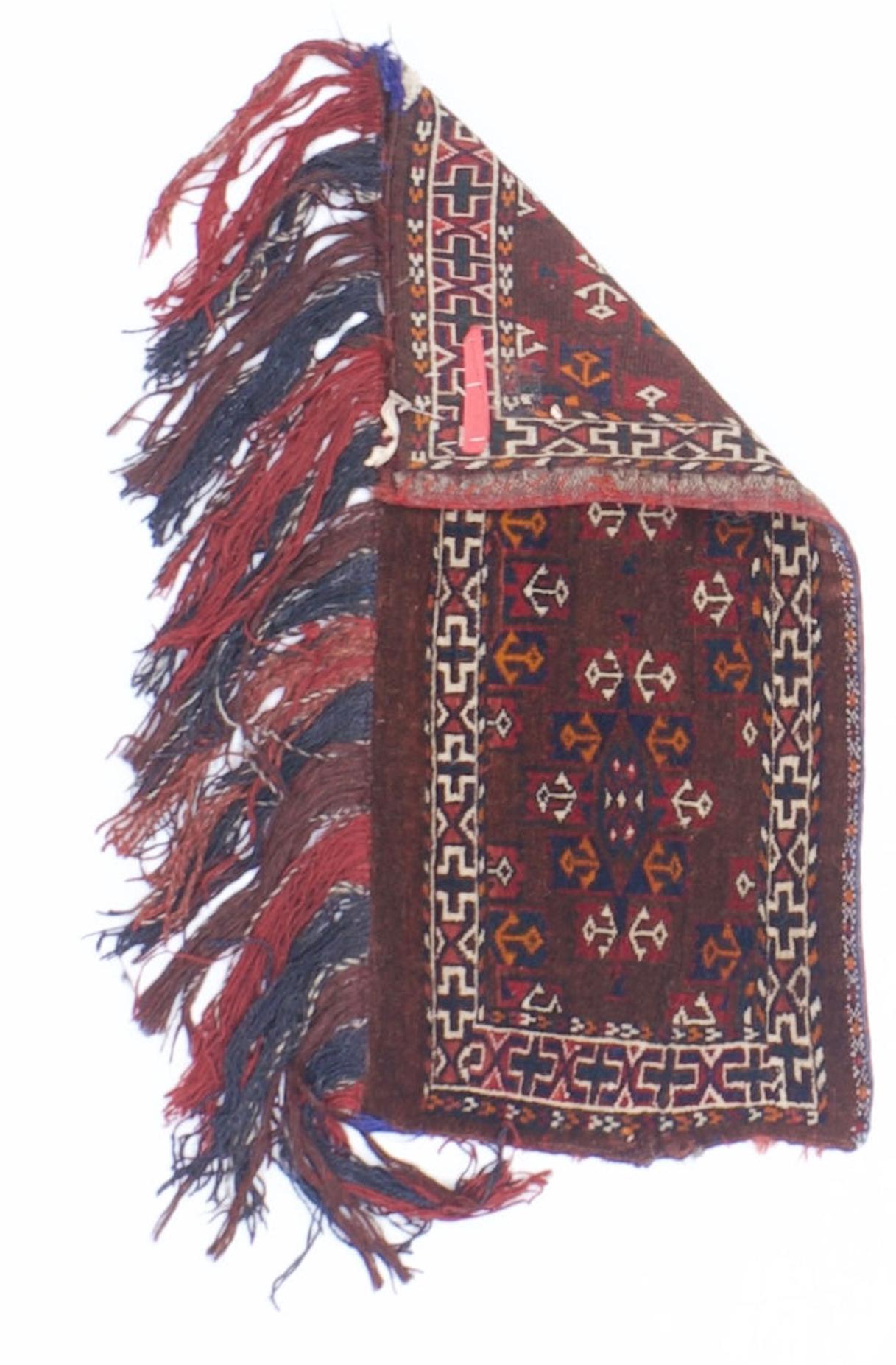 Sac de selle antique Yamoud 1'2