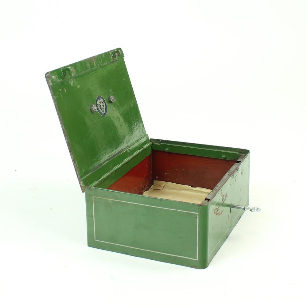 Antique Safe Deposit Box By Vich&Co, 1920s For Sale 3