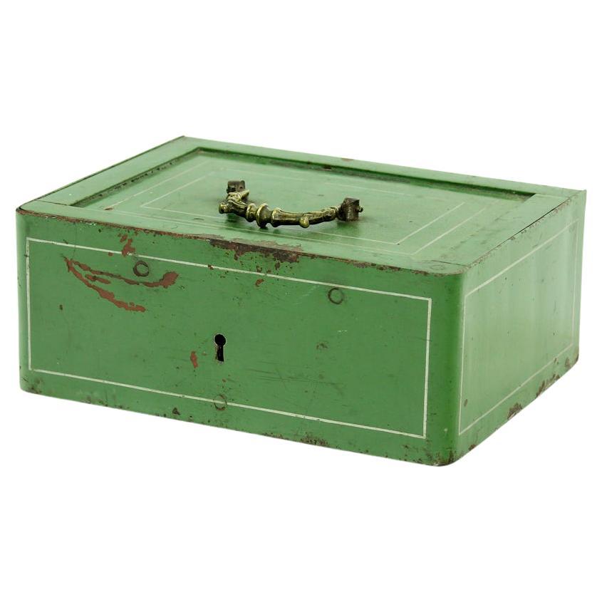 Antique Safe Deposit Box By Vich&Co, 1920s For Sale