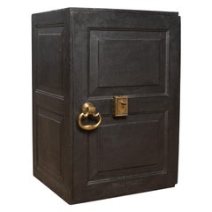 Antique Safe, English, Victorian, Cast Iron, Coalbrookdale, circa 1880