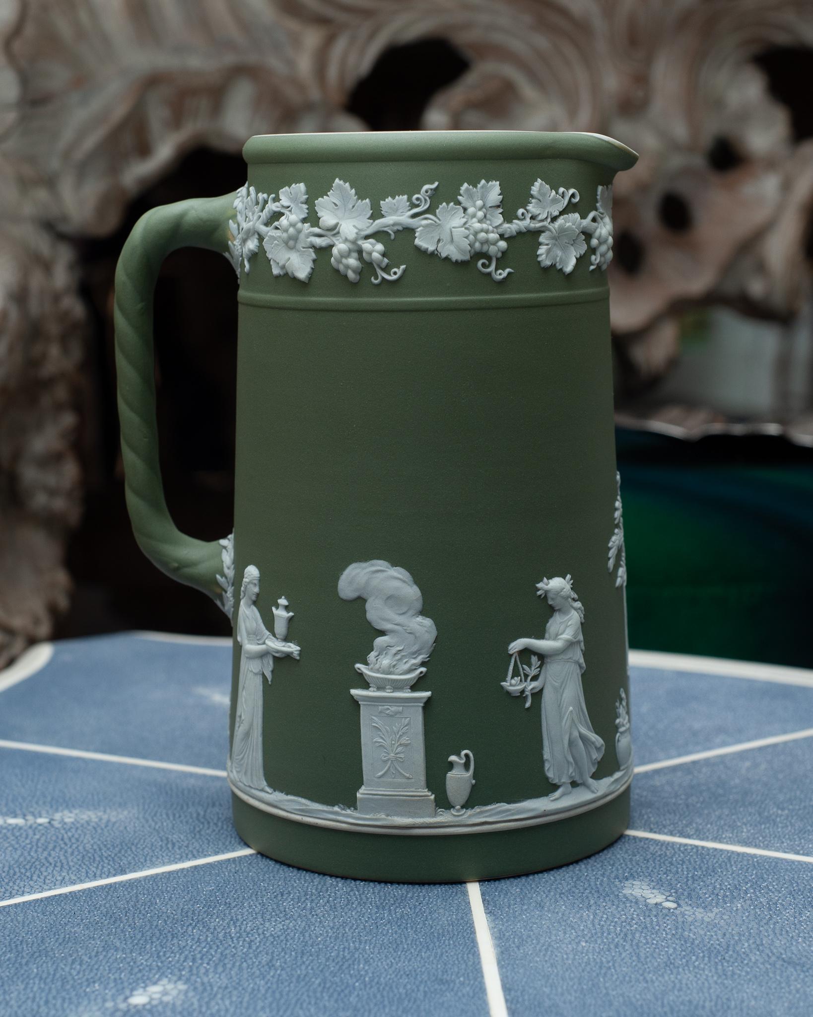 wedgwood sage green jasperware