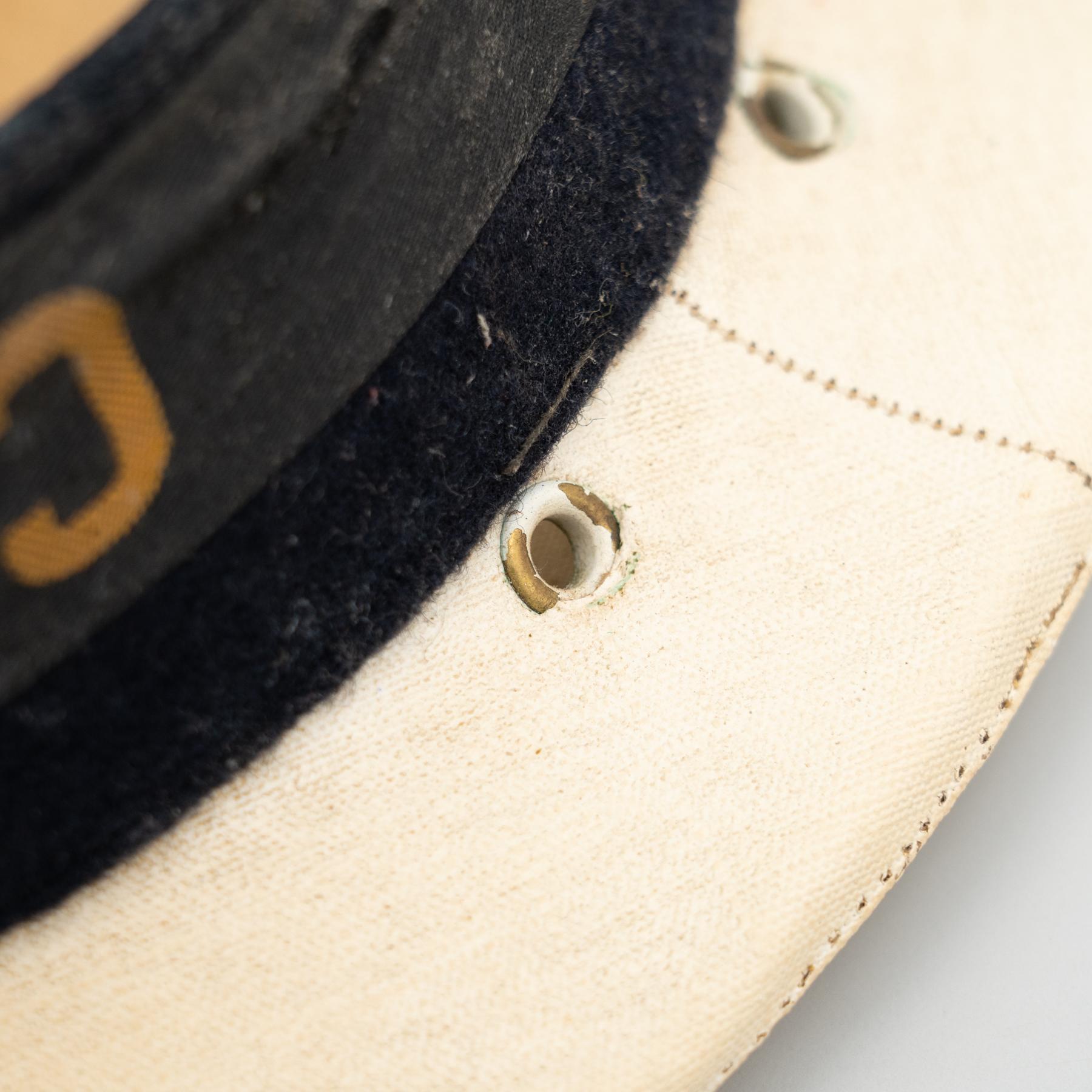 Antique Sailor Fabric Hat, circa 1950 For Sale 6