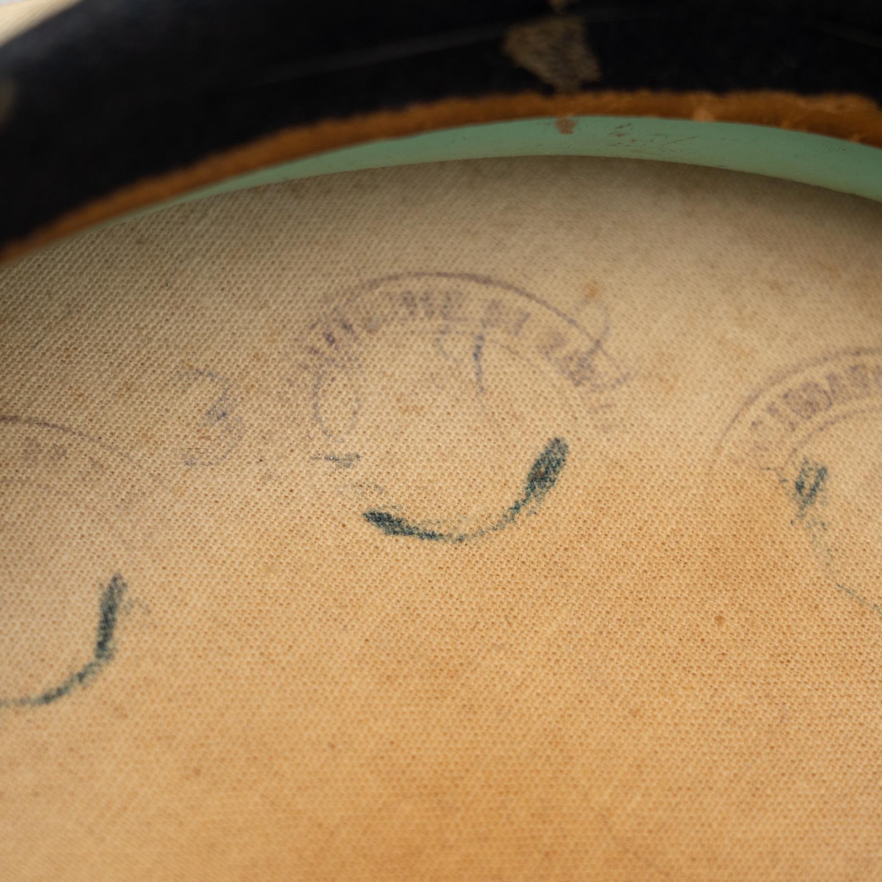Antique Sailor Fabric Hat, circa 1950 For Sale 7