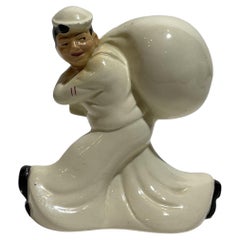 Vintage Sailor Penny Bank from Seamen's Bank