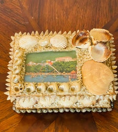 Antique Sailors Valentines Mediterranean Sea Shell Box