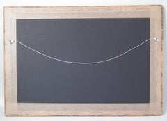 Antique Sailor's Woolwork Picture of a Ship Landing