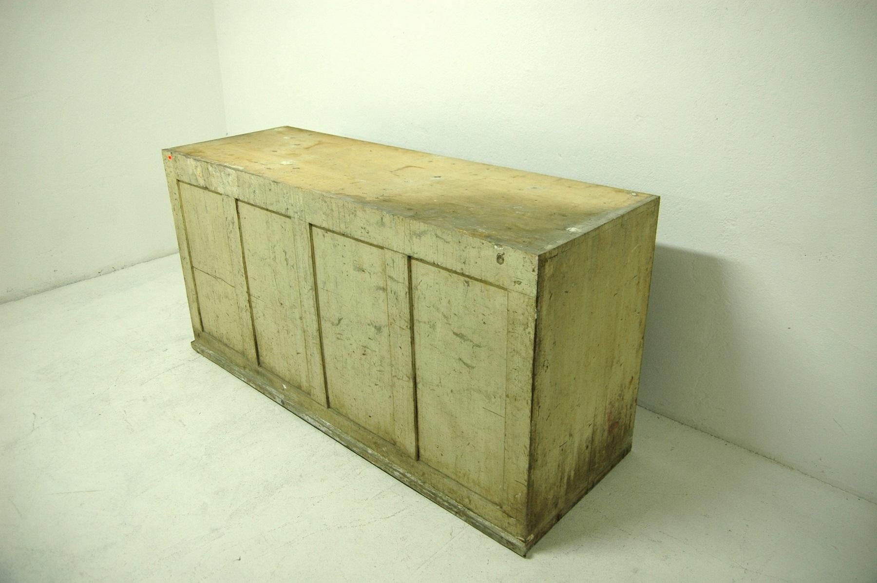 Antique Sales Counter, Work Table from the 1920s, Bohemia 9