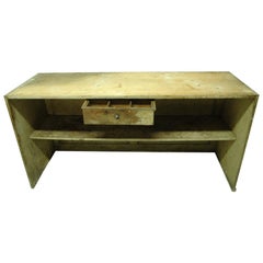 Antique Sales Counter, Work Table from the 1920s, Bohemia