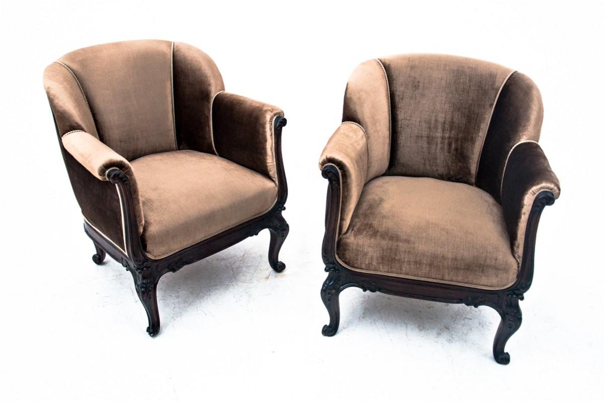 Antique salon set from the end of the 19th century, Northern Europe. For Sale 6