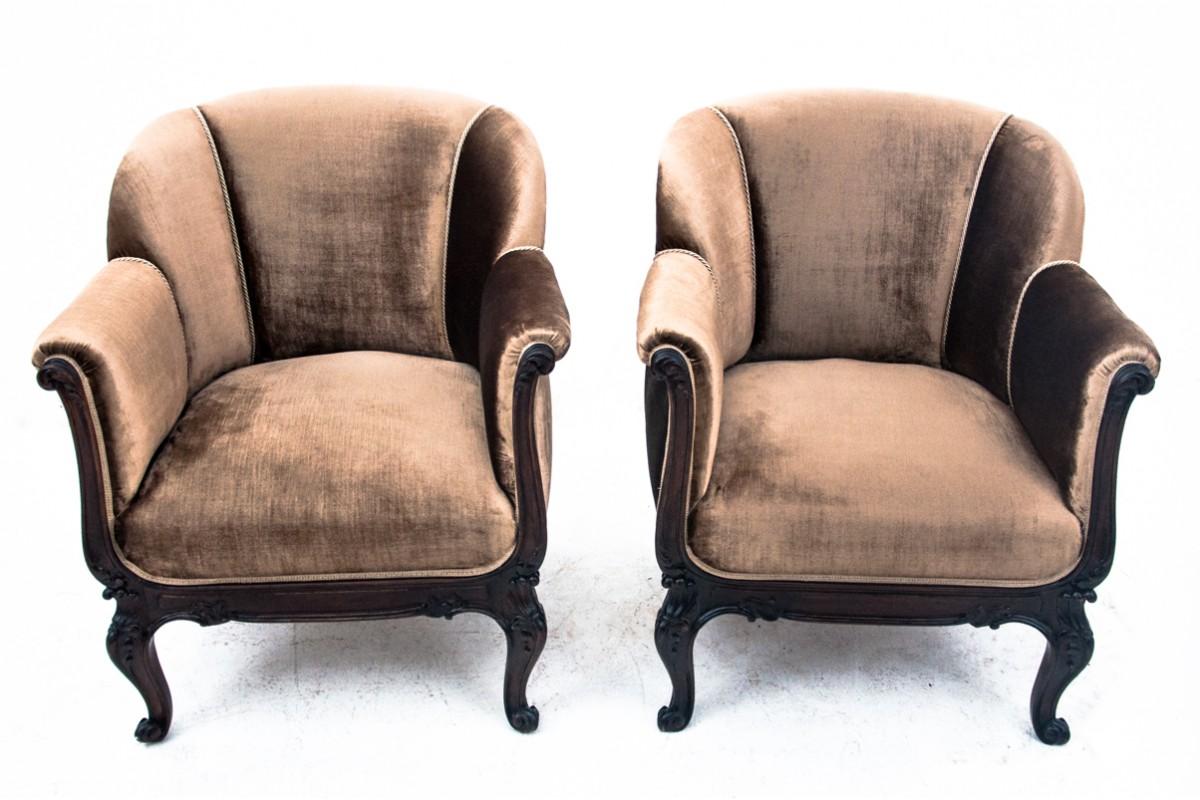 Antique salon set from the end of the 19th century, Northern Europe. For Sale 7