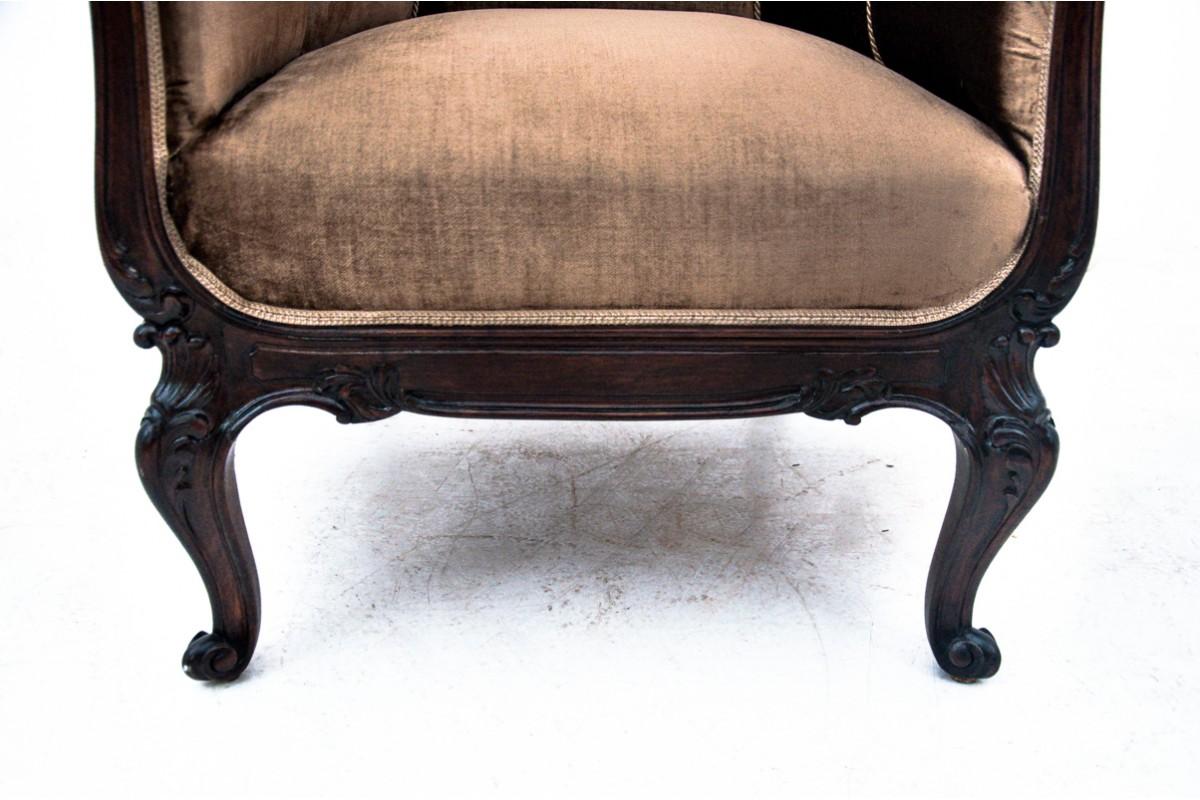 Antique salon set from the end of the 19th century, Northern Europe. For Sale 12
