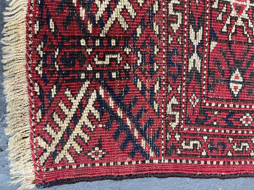 Afghan Antique Salor Bokhara Turkoman Rug For Sale
