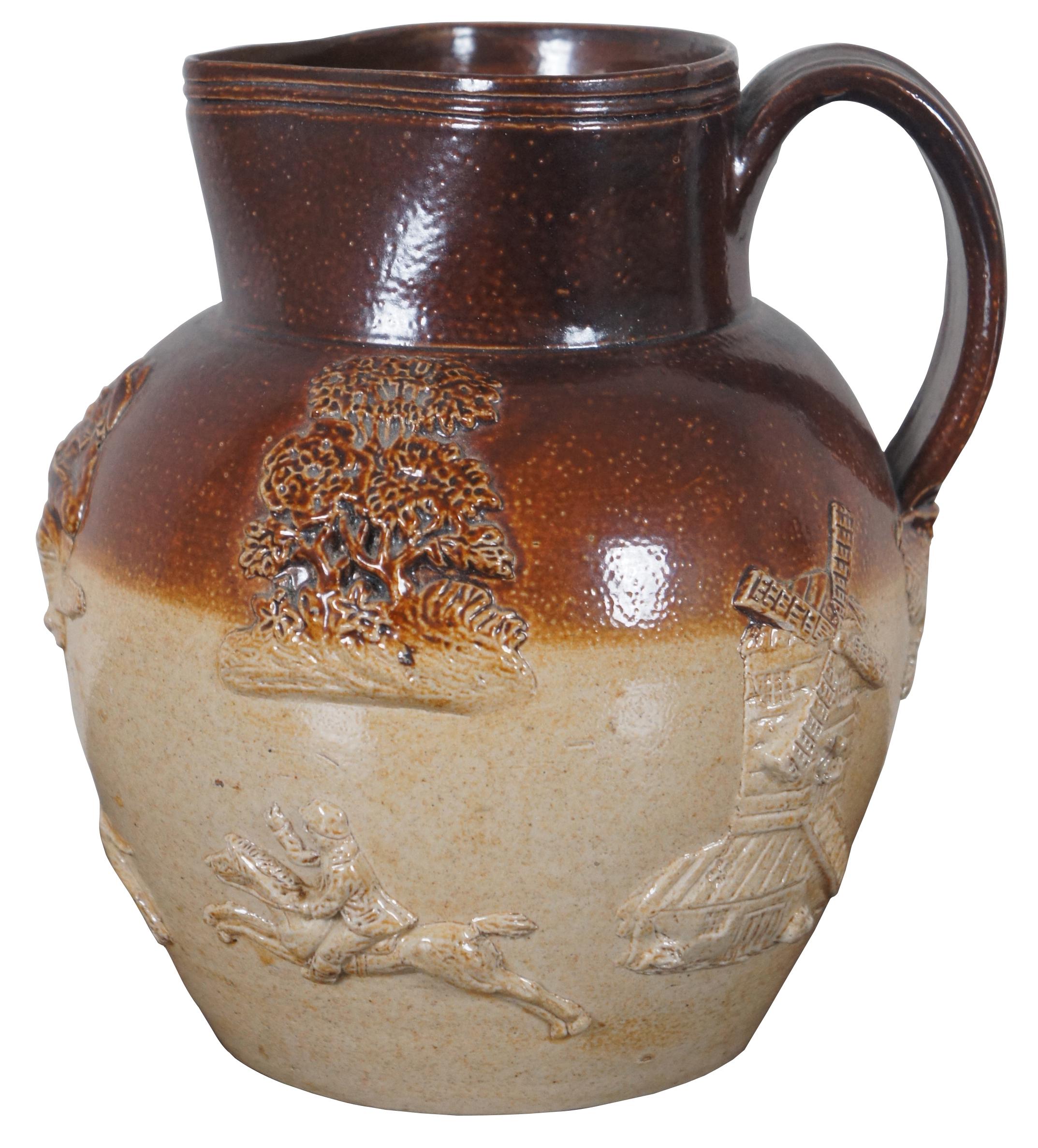 salt glaze pitcher