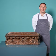 Antique Salt Glazed Stoneware Planting Trough