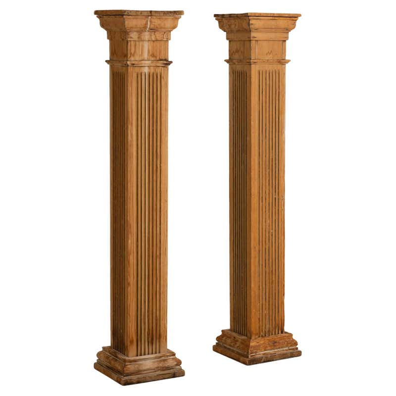 Anglo-Indian Teak Wood Architectural Columns at 1stDibs | teak wood ...