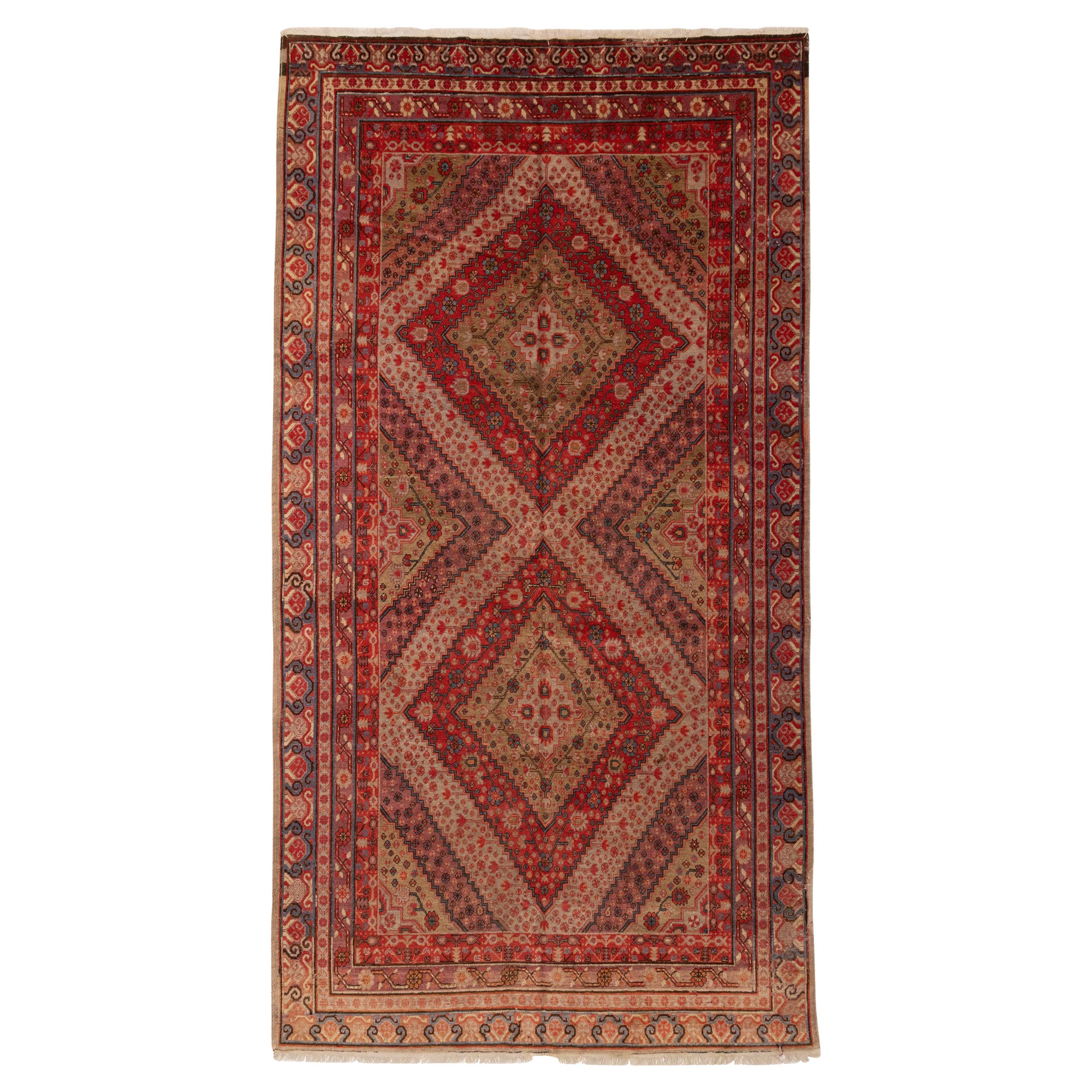 Antique Samarkan Rug, circa 1900s