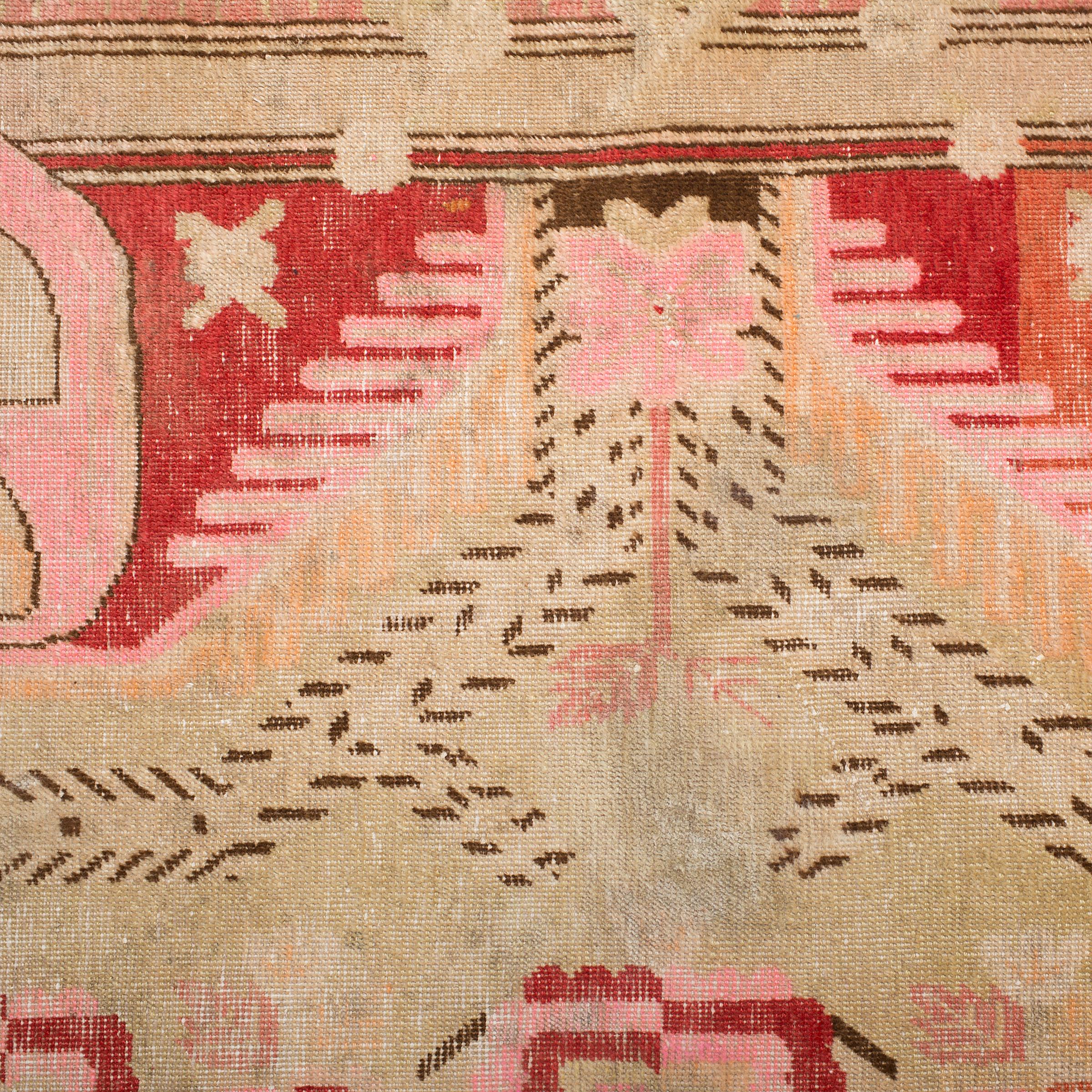 Khotan Antique Samarkand Carpet, c. 1920 For Sale