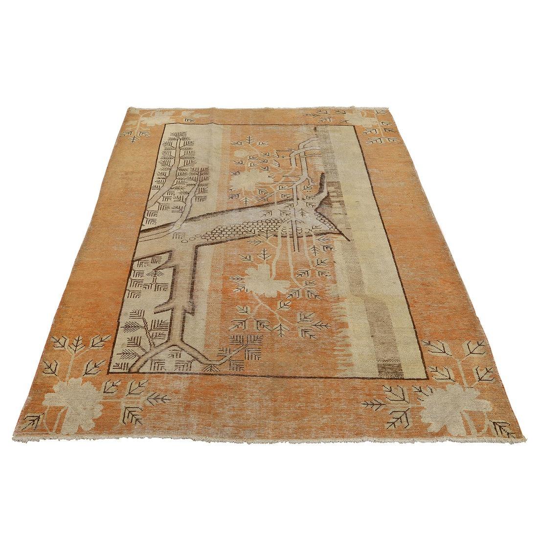 Woven using high-quality wool or silk, Samarkand rugs are renowned for their durability and soft texture. The weaving technique often results in a dense, plush pile that is both resilient and comfortable underfoot.

Samarkand rugs are highly valued