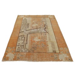 Antique Samarkand Rug - Size: 5'8x7'9