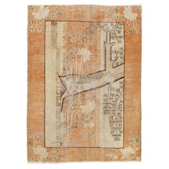 Antiker Samarkand-Teppich - Größe: 5'8x7'9