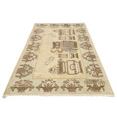 Antique Samarkand Rug - Size: 8'8x4'9