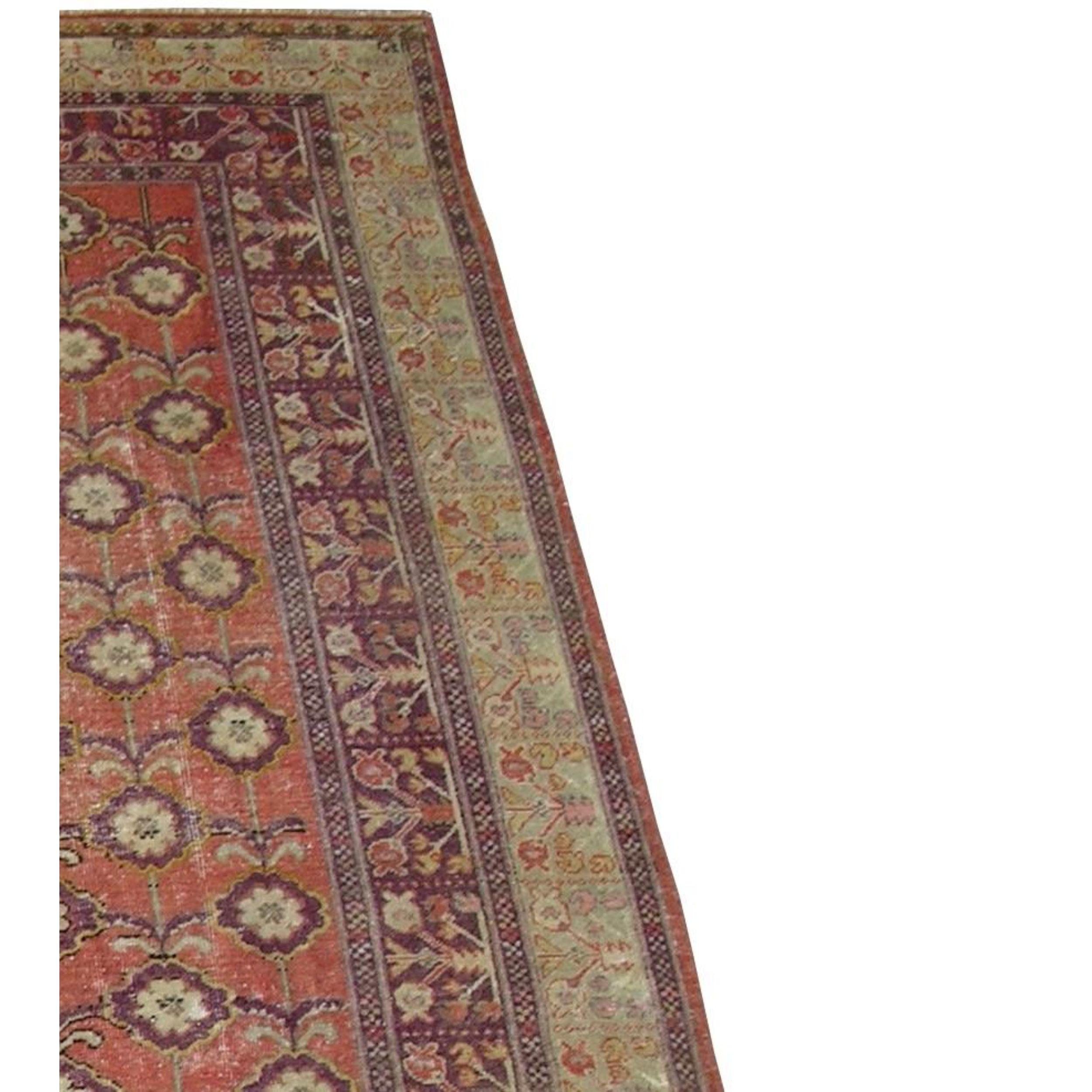 Alfombra antigua de la tribu Samarcanda 12'9'' X 6'7'' Otro en venta