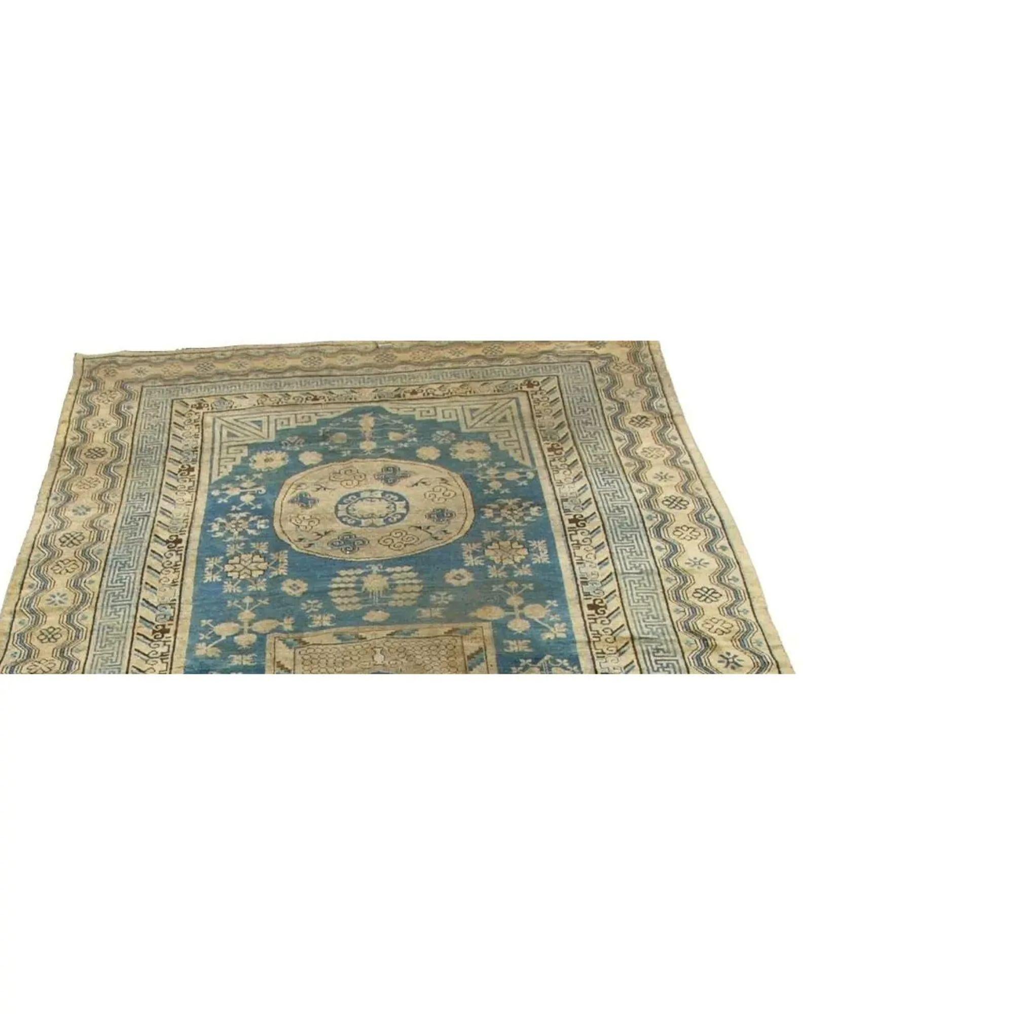 Antiker Samarkand Stammes-Teppich 13'9''x7'4'' (Sonstiges) im Angebot