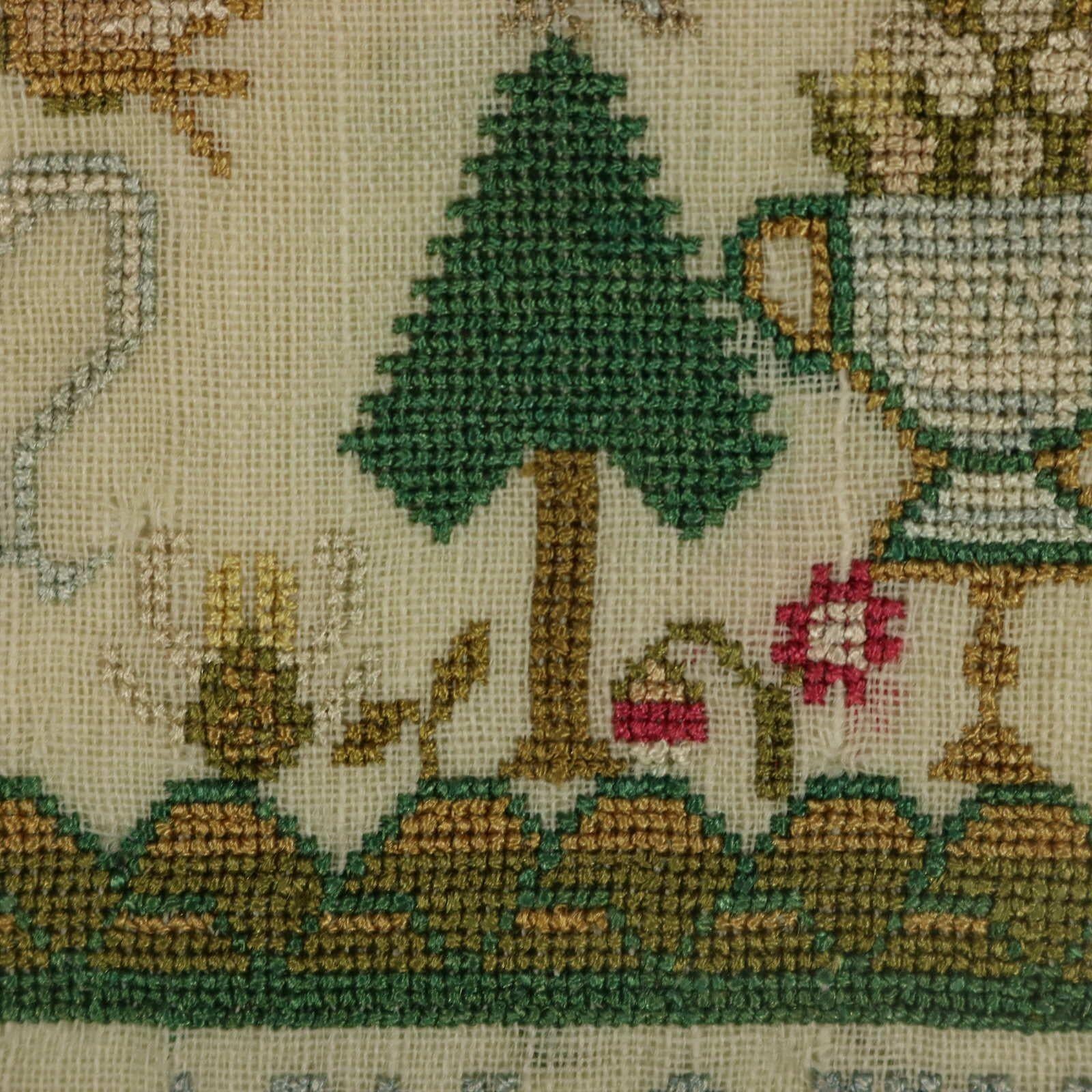 Antique Sampler, 1783, by Eliz Taylor Aged 9 9