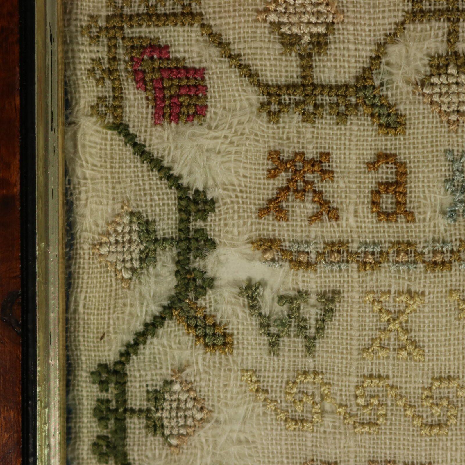 Antique Sampler, 1783, by Eliz Taylor Aged 9 15