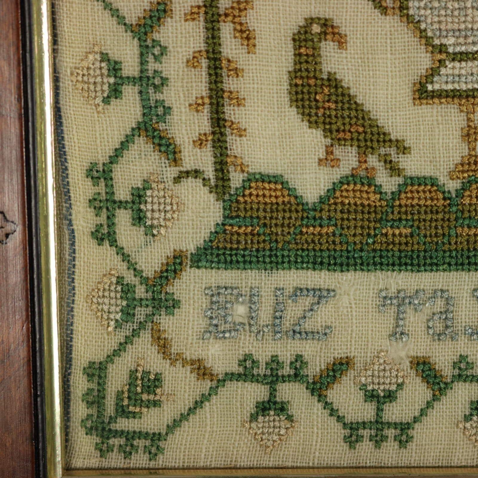 Late 18th Century Antique Sampler, 1783, by Eliz Taylor Aged 9