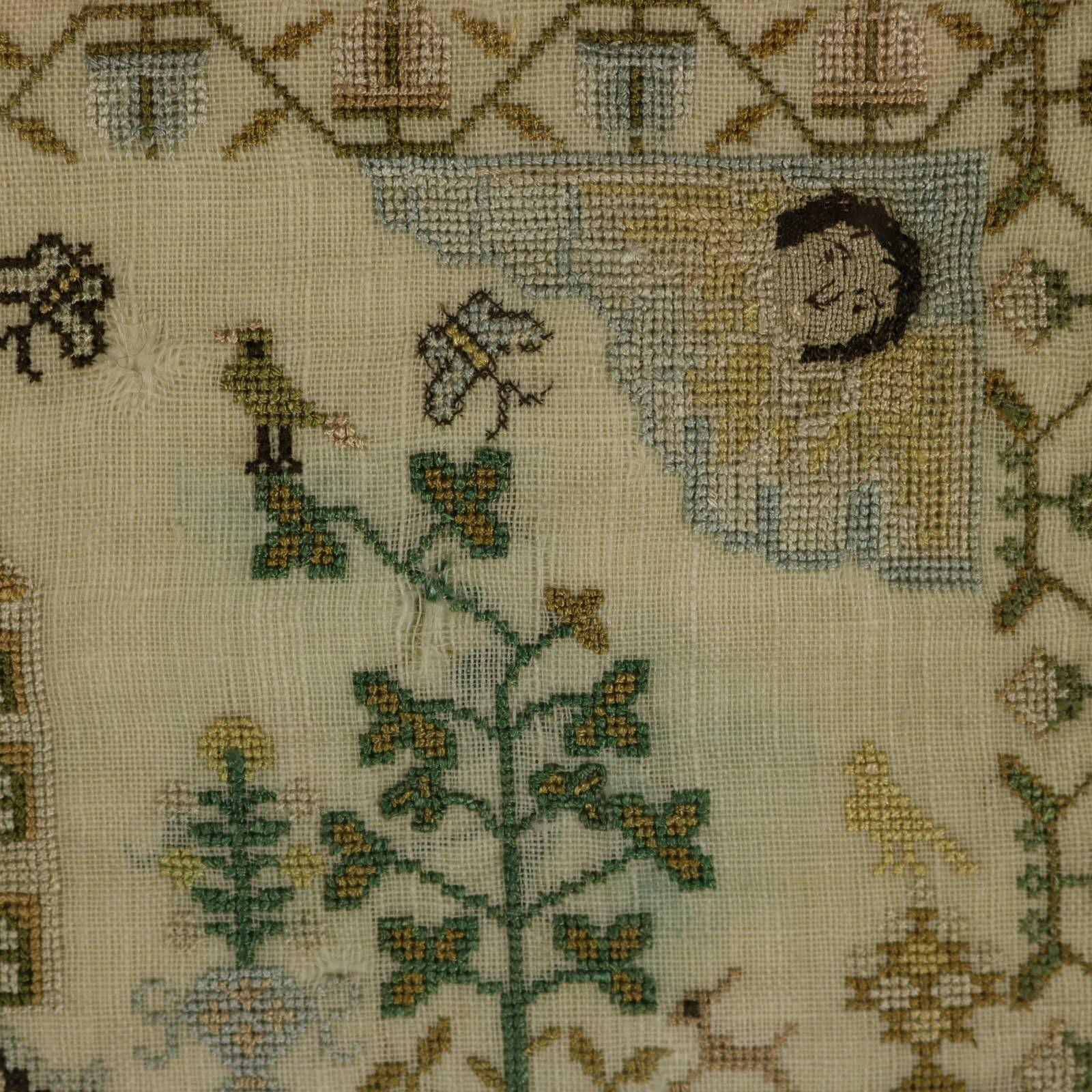 Antique Sampler, 1783, by Eliz Taylor Aged 9 3