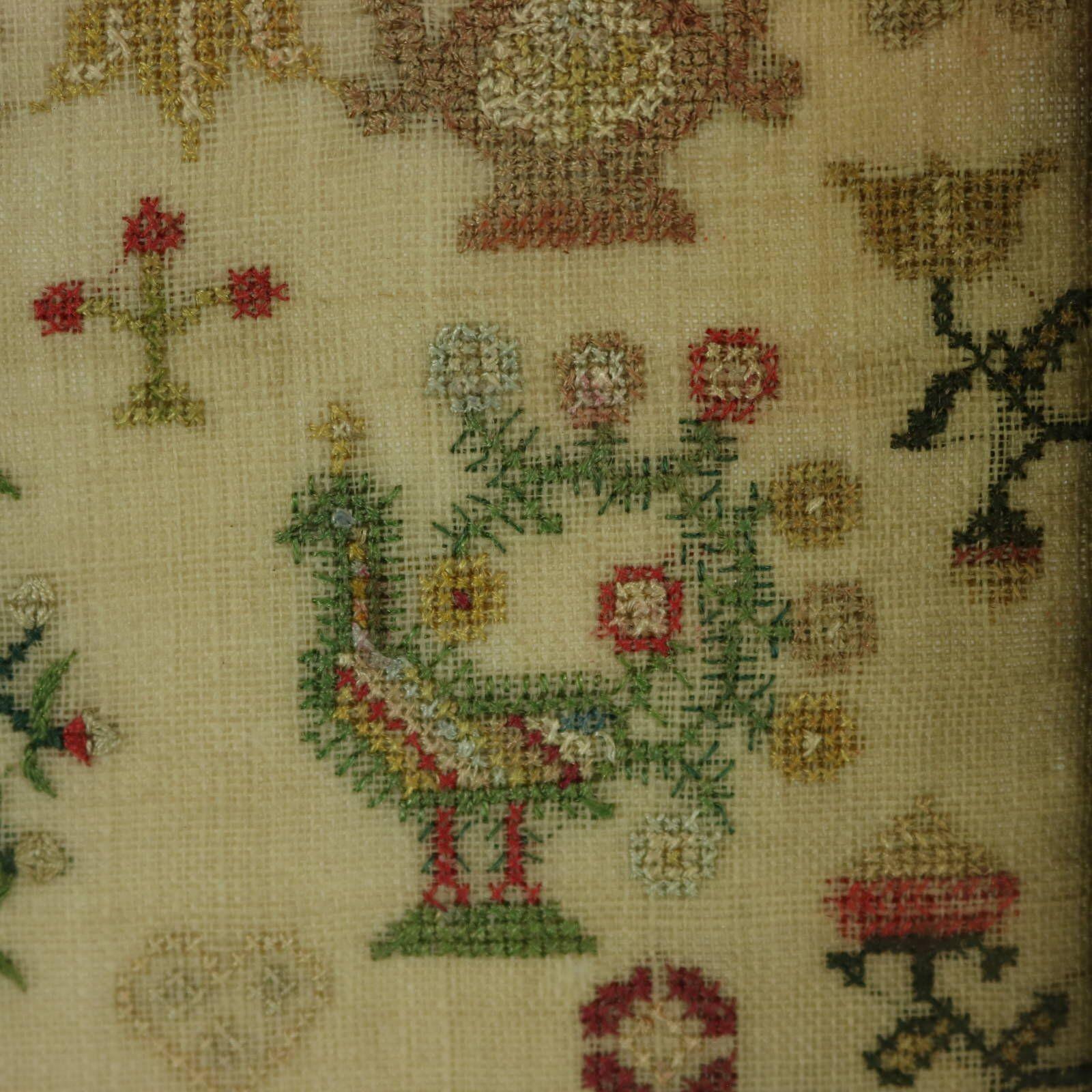 Antique Sampler, 1787, by Marion Erskine 5