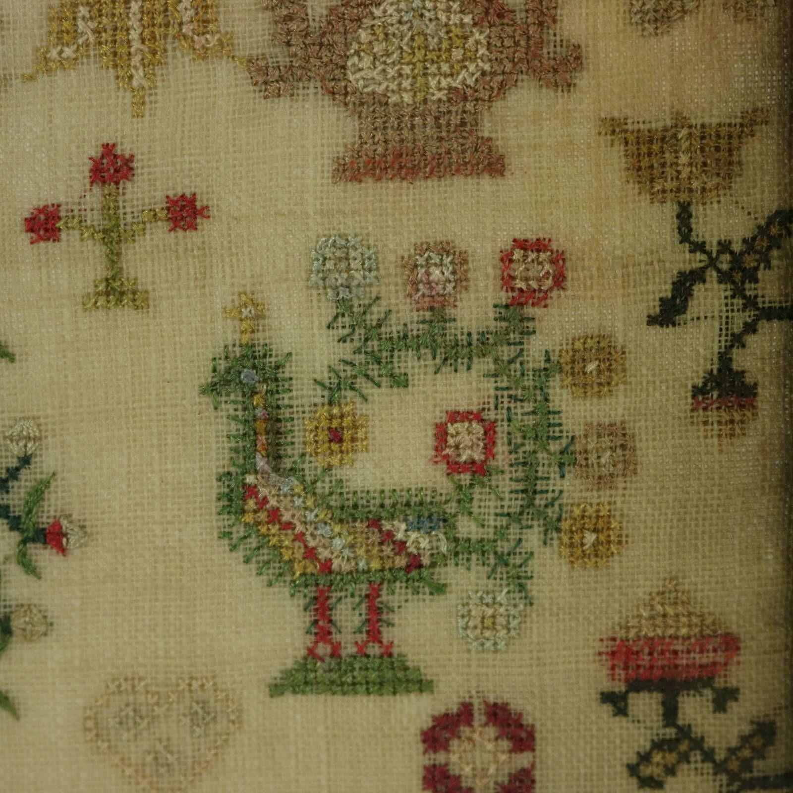 Antique Sampler, 1787, by Marion Erskine For Sale 5