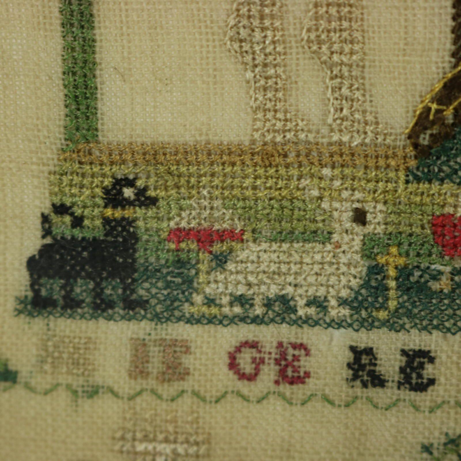 Antique Sampler, 1787, by Marion Erskine 8