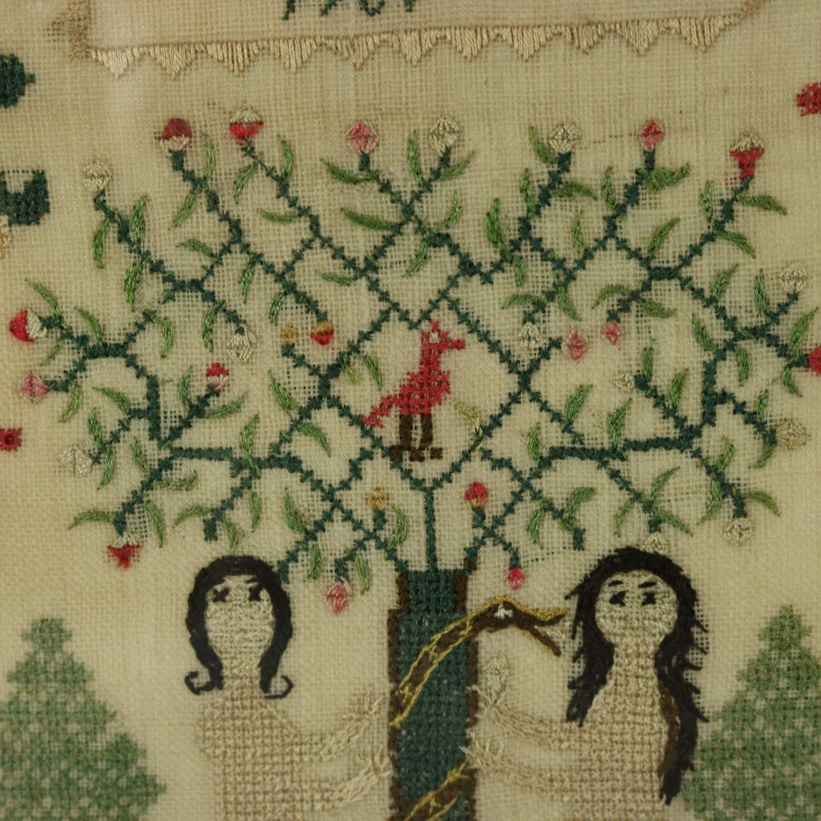 Antique Sampler, 1787, by Marion Erskine 12
