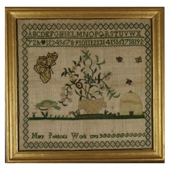 Antikes Mustertuch, 1792, von Mary Pointon