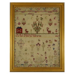 Antique Sampler, 1799, by Anne Strong