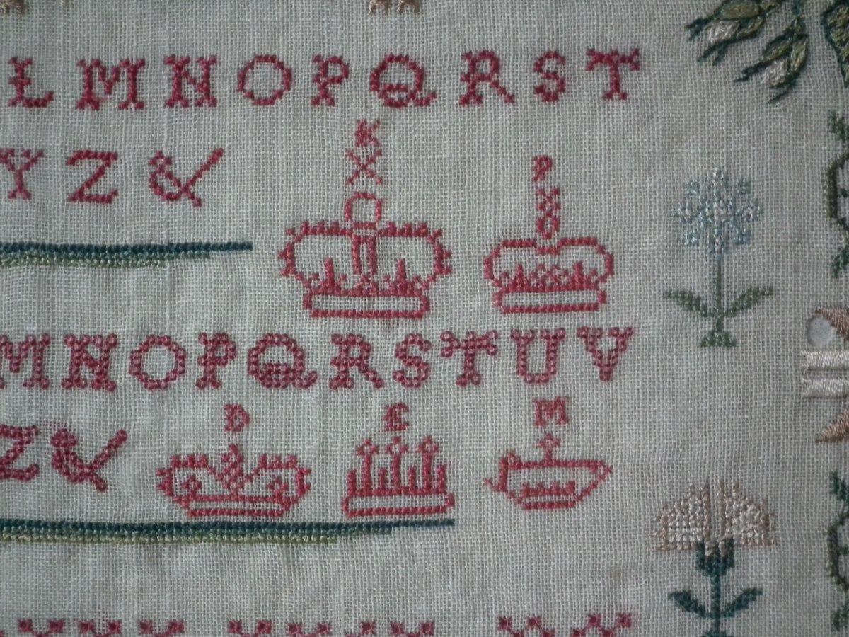 Antique Sampler, 1801 by Sally Phipps 5