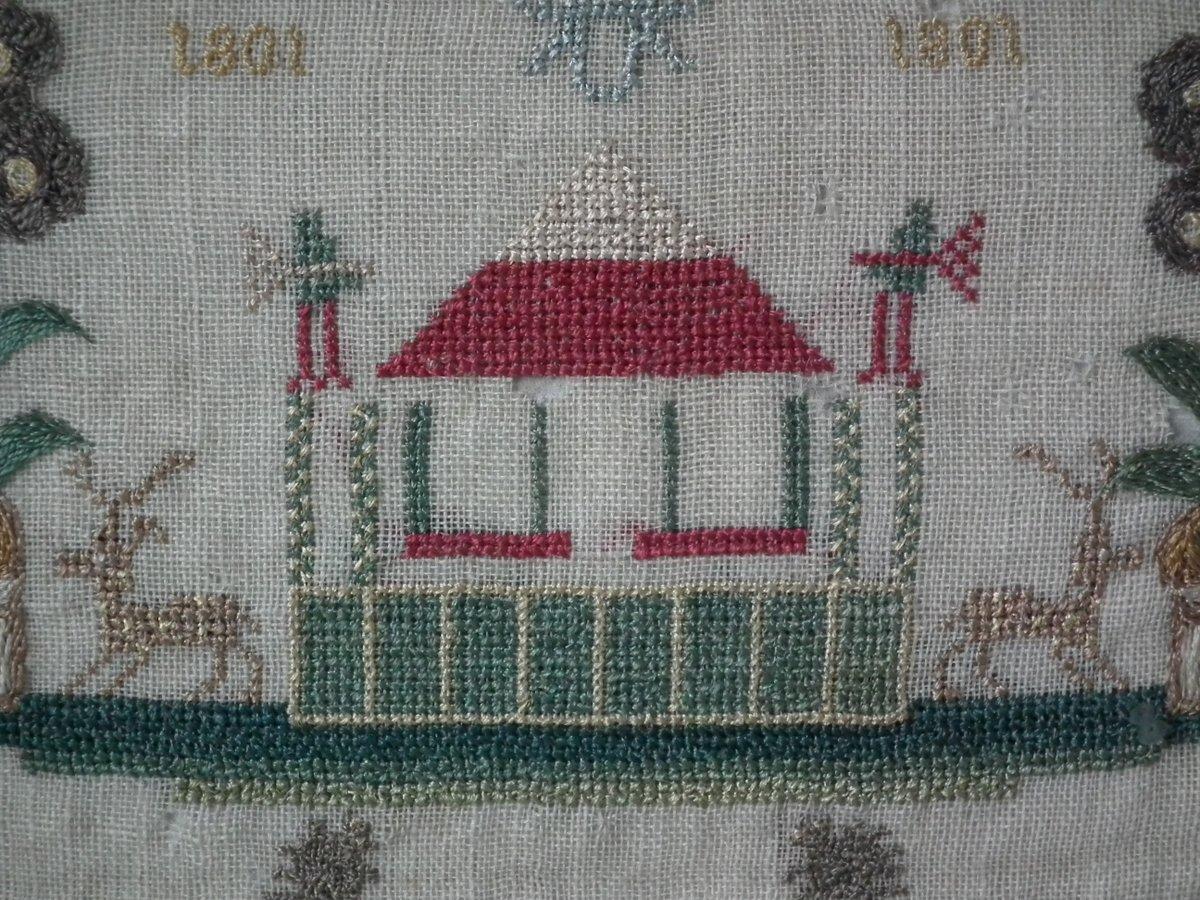Antique Sampler, 1801 by Sally Phipps In Good Condition In Chelmsford, Essex