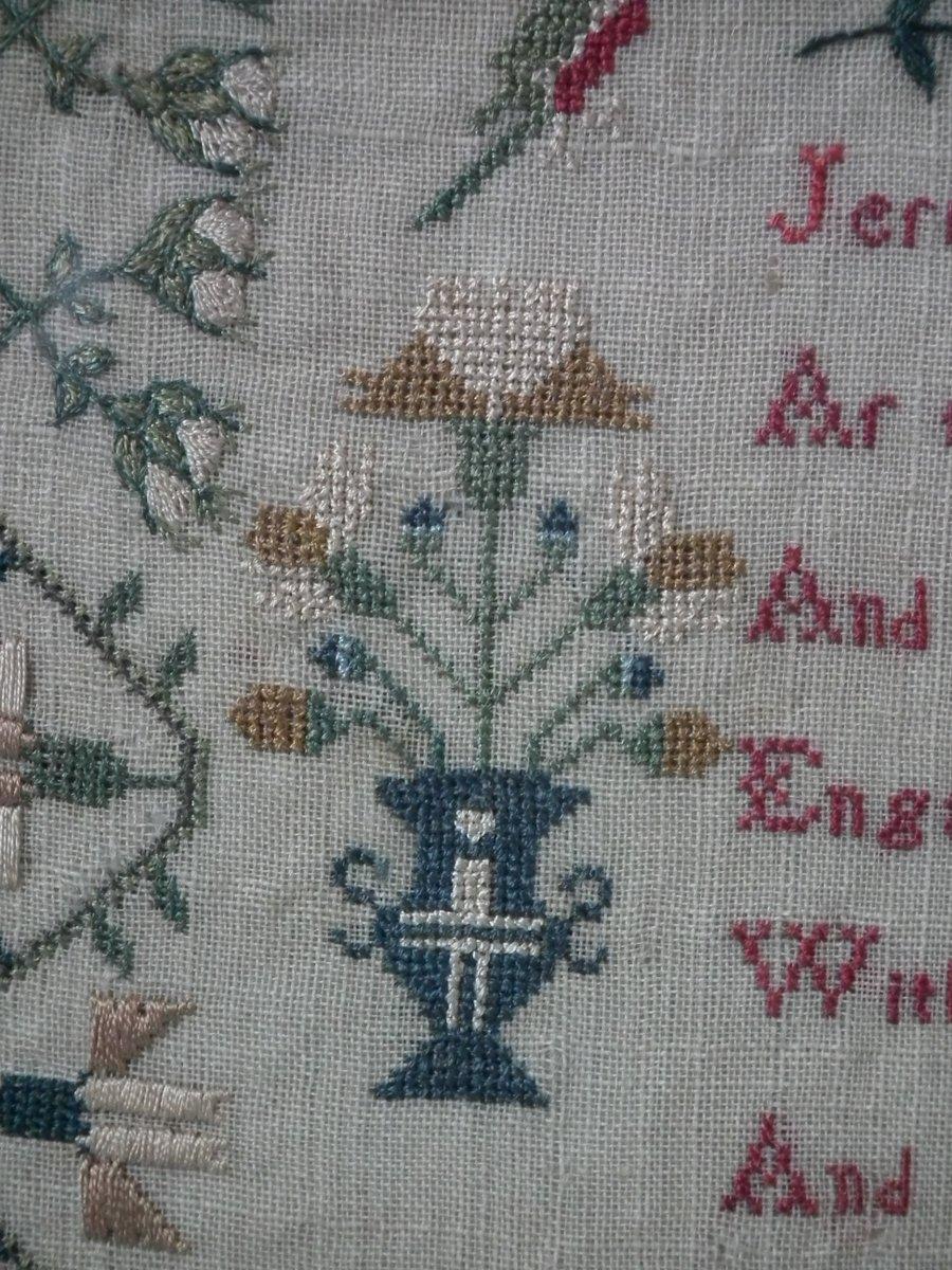 Antique Sampler, 1801 by Sally Phipps 1