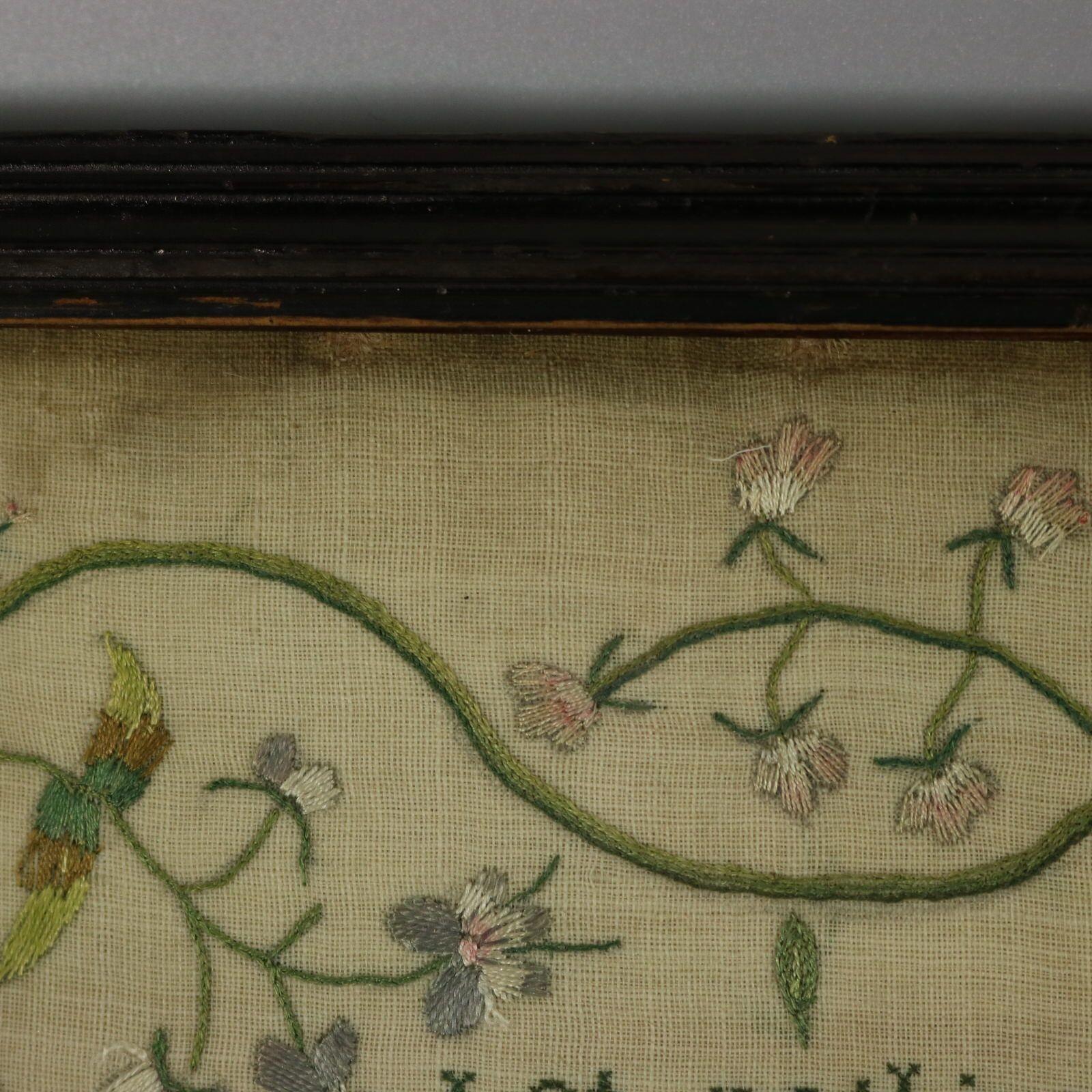 Campionario antico, 1801, di Sarah Banes in vendita 12
