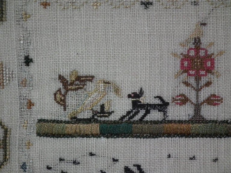 Antique Sampler, 1805, by Frances Spriggs at 1stDibs