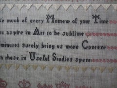 Antique Sampler, 1809, by Ann Shaw