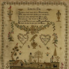 Antique Sampler, 1815, by Ann Platt Aged 11