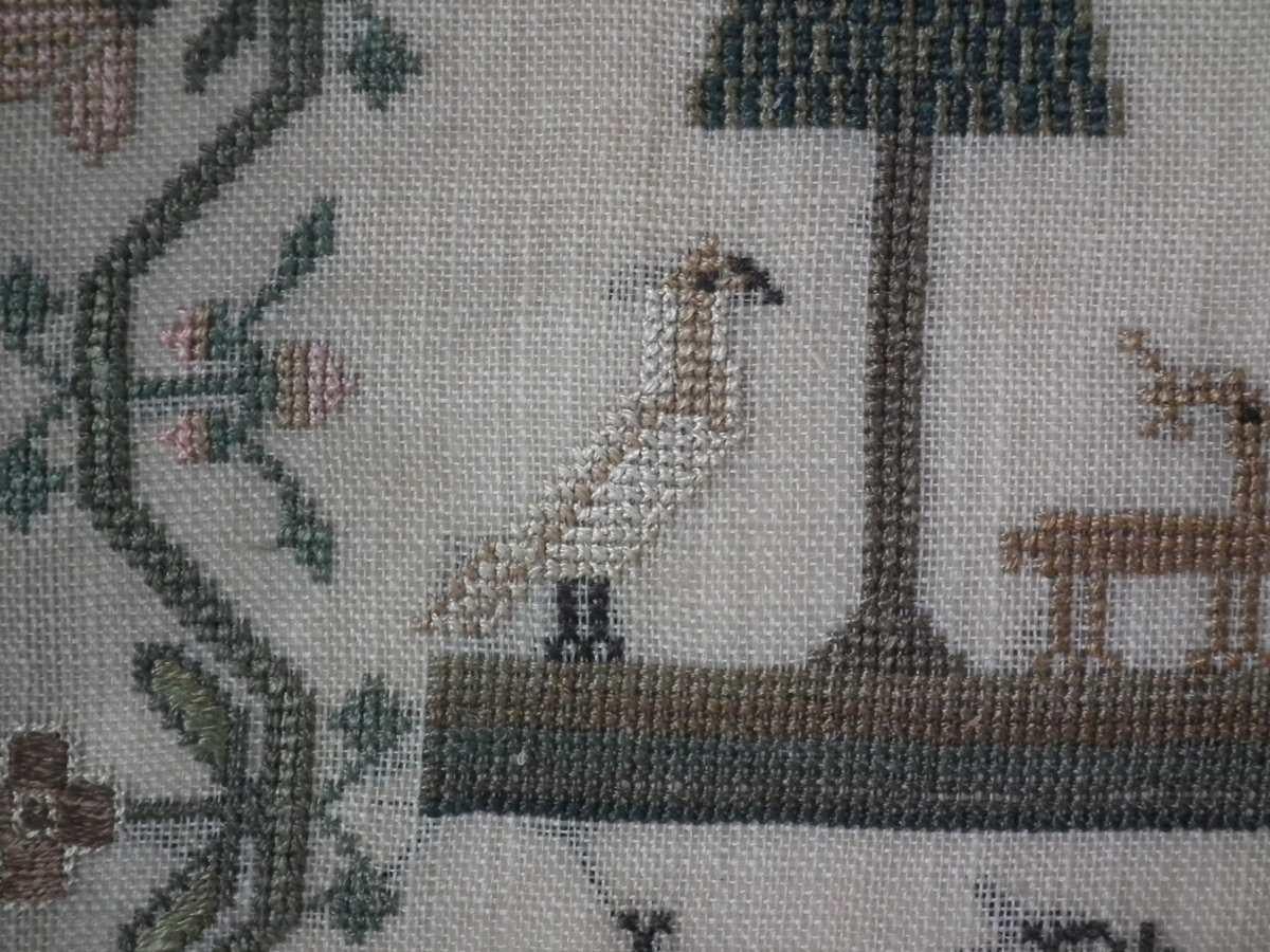 Antique Sampler, 1823, by Elizabeth Ewen 5