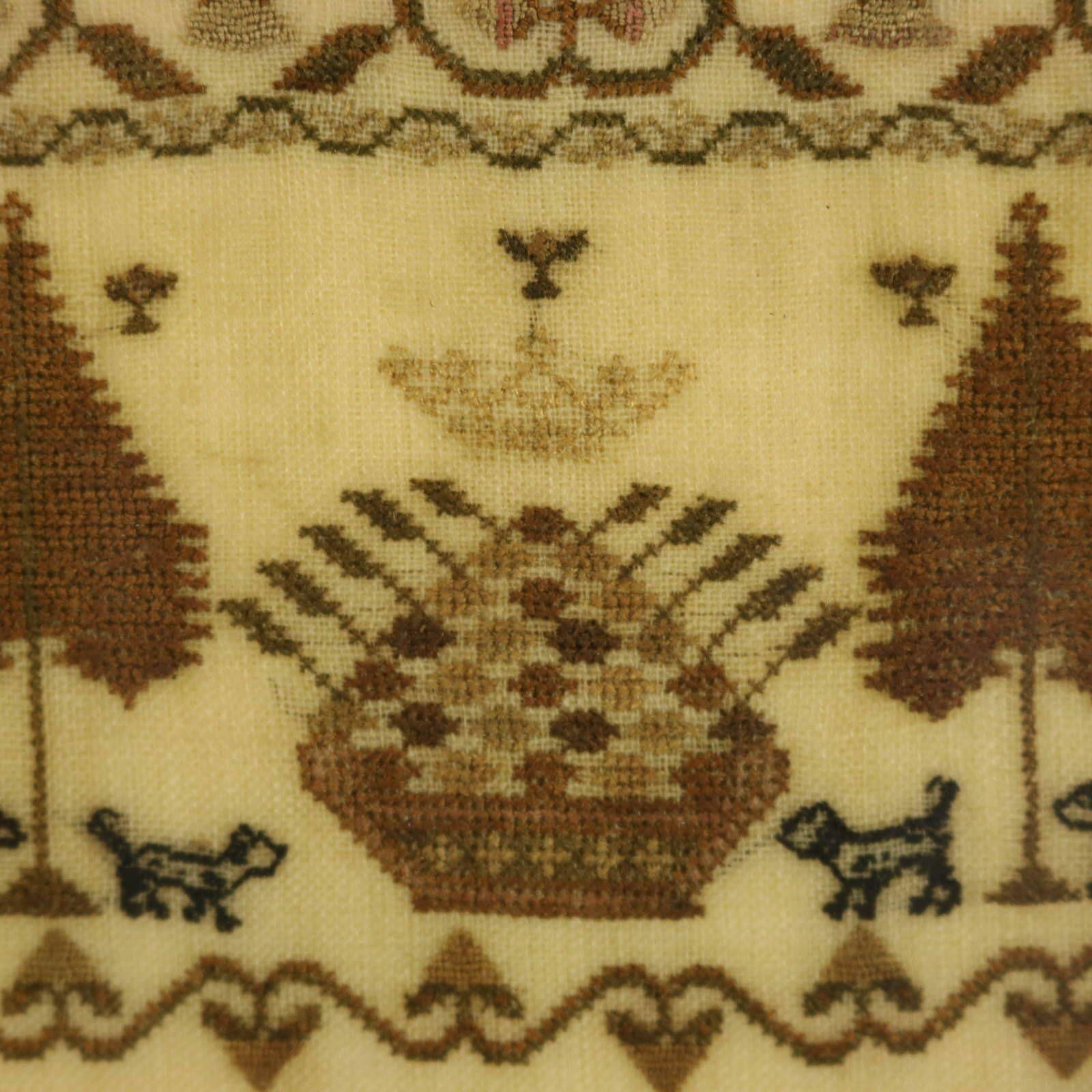 Antique Sampler, 1824, by Mary Richards aged 13 3