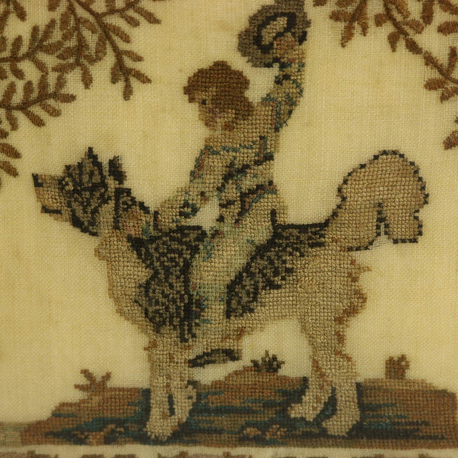 Antique Sampler, 1824, by Mary Richards aged 13 1