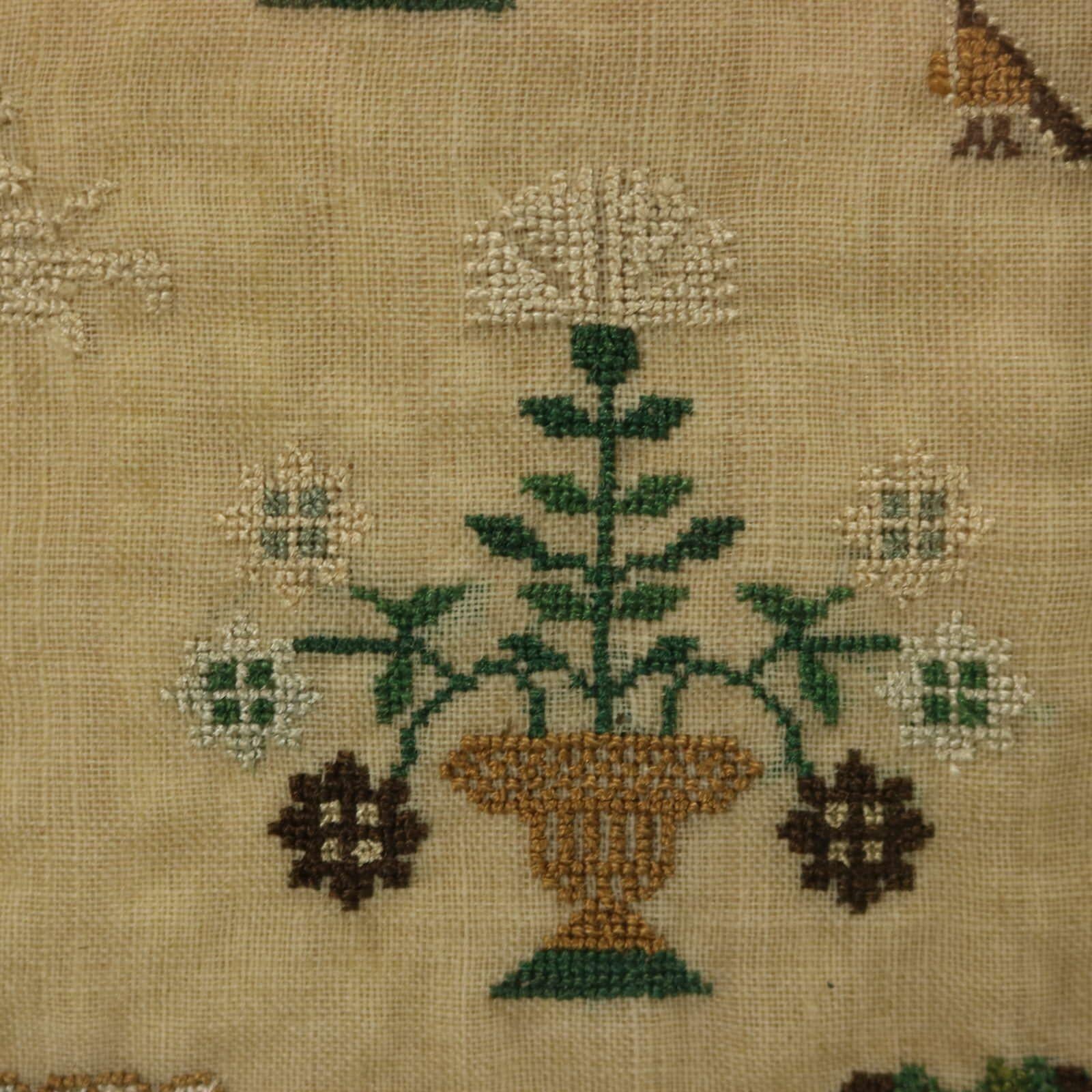Antique Sampler, 1825, by Mary Walter For Sale 5