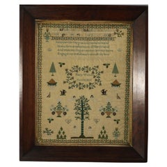 Antique Sampler, 1825, by Mary Walter